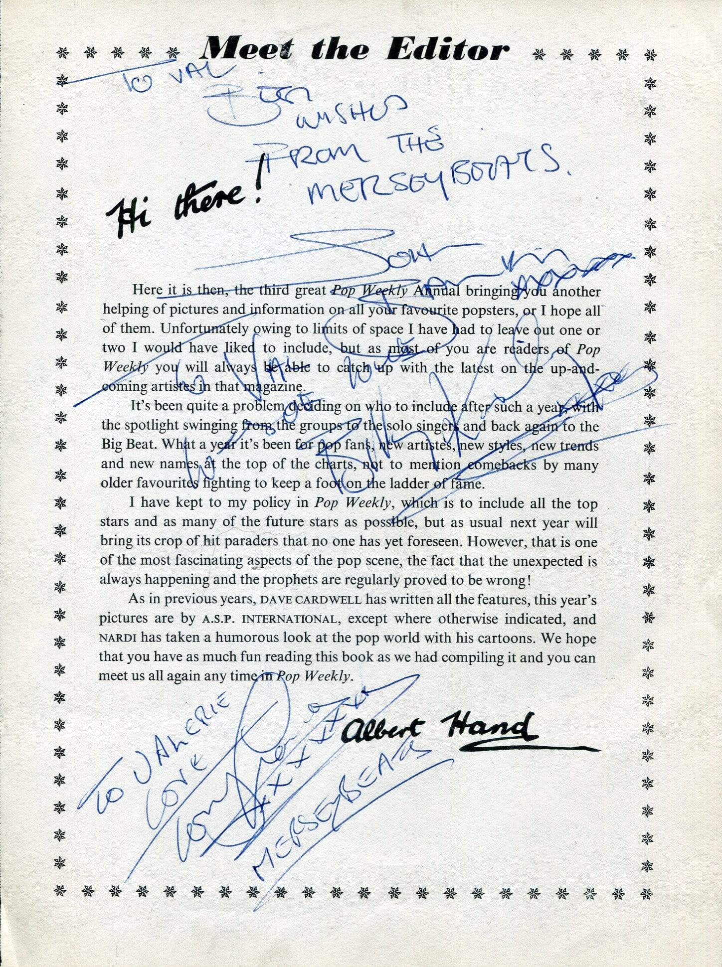 The Merseybeats Autograph Autogramm | ID 6966667116693