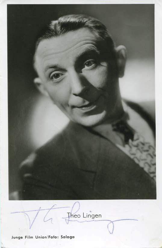Theo Lingen Autograph Autogramm | ID 6897537253525