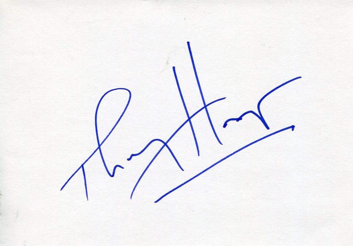 Hampson, Thomas autograph