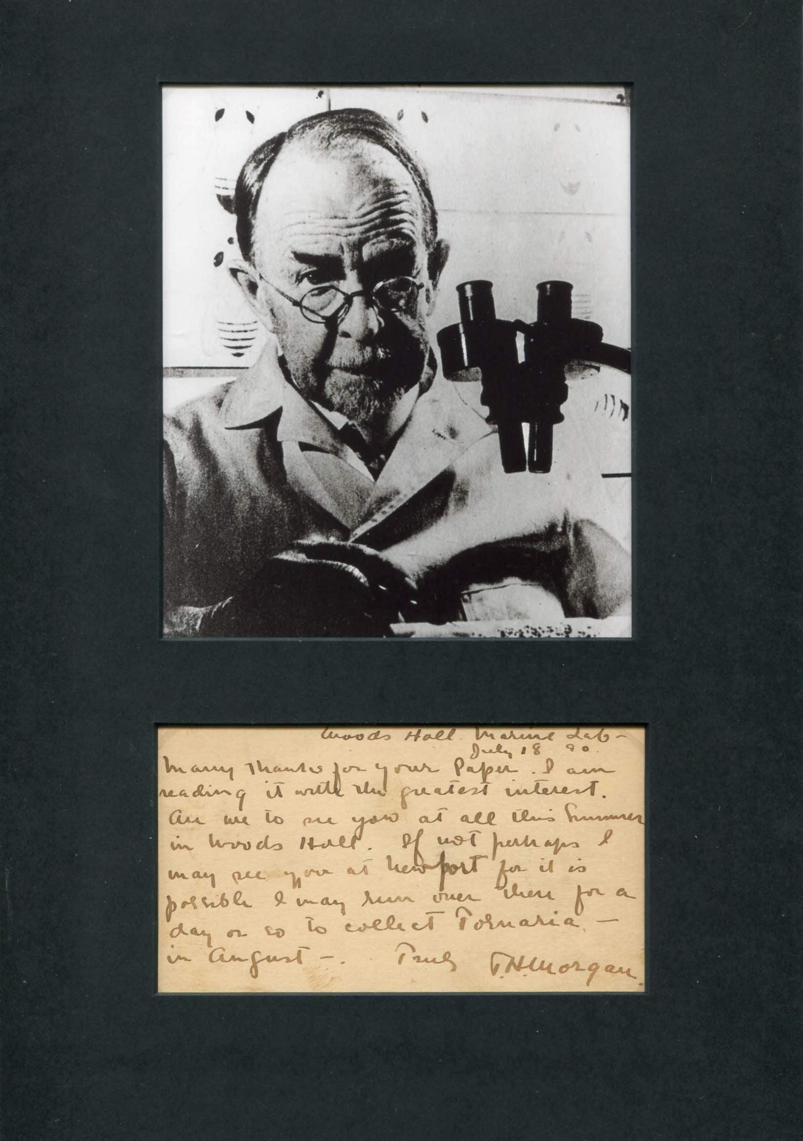 Morgan, Thomas Hunt autograph