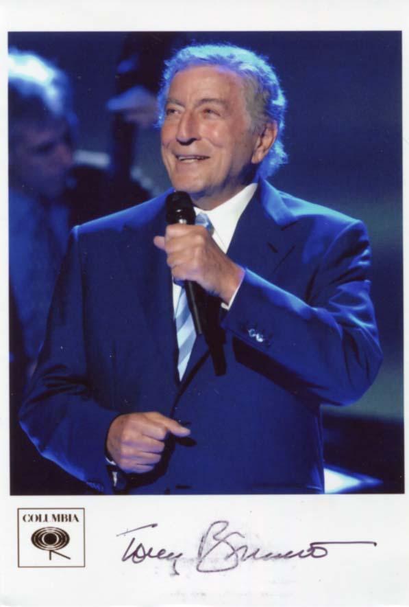 Tony Bennett Autograph