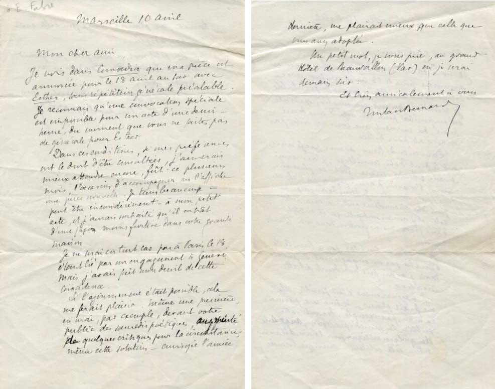 Tristan Bernard Autograph Autogramm | ID 7378449858709