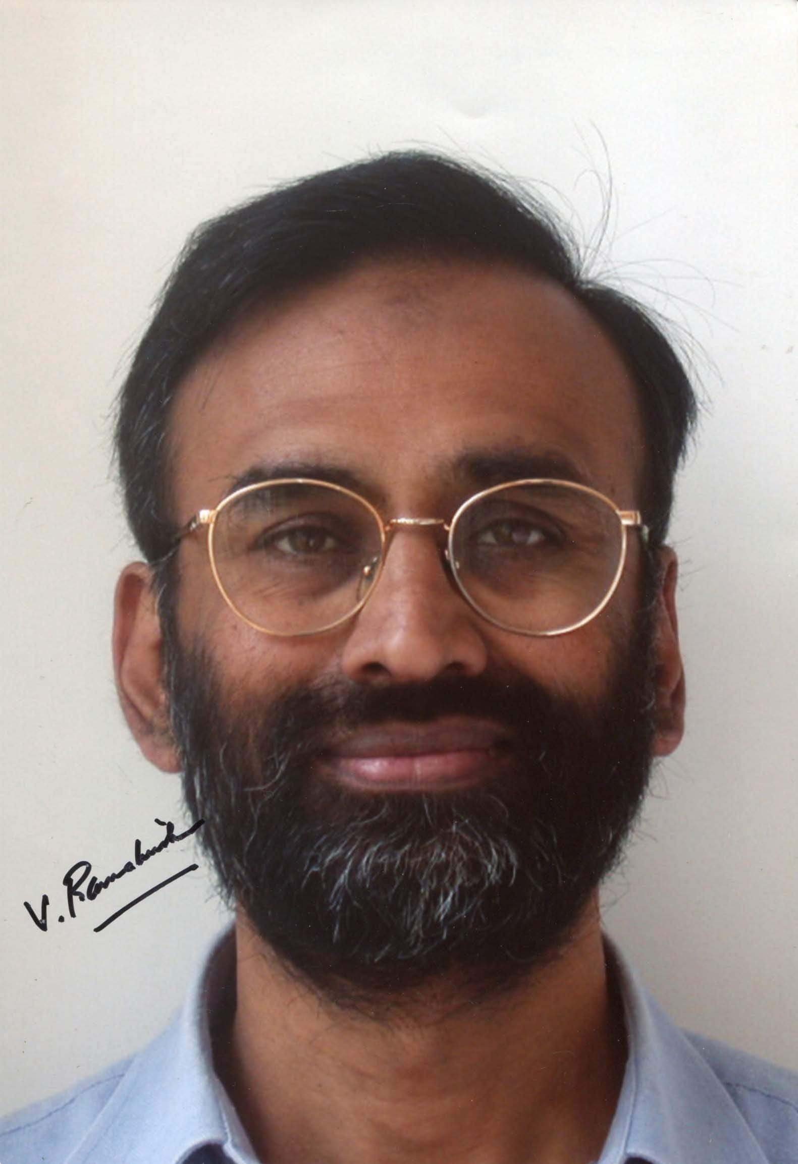 Ramakrishnan, Venkatraman autograph