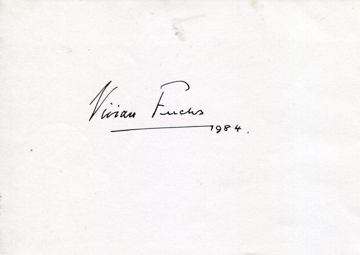 Vivian Ernest Fuchs Autograph Autogramm | ID 6964224000149