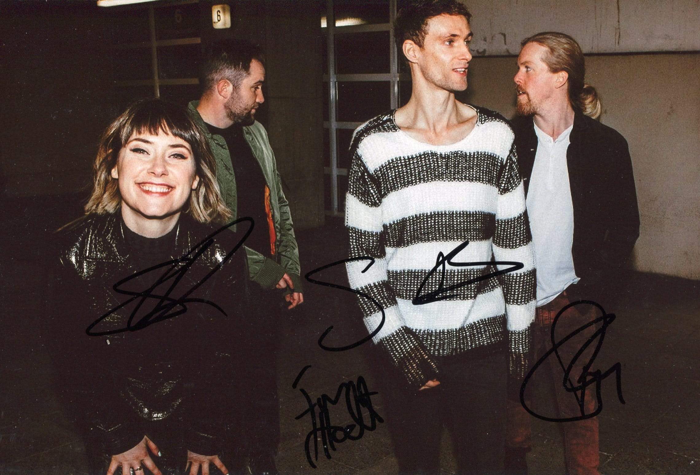 Walking on Cars autograph