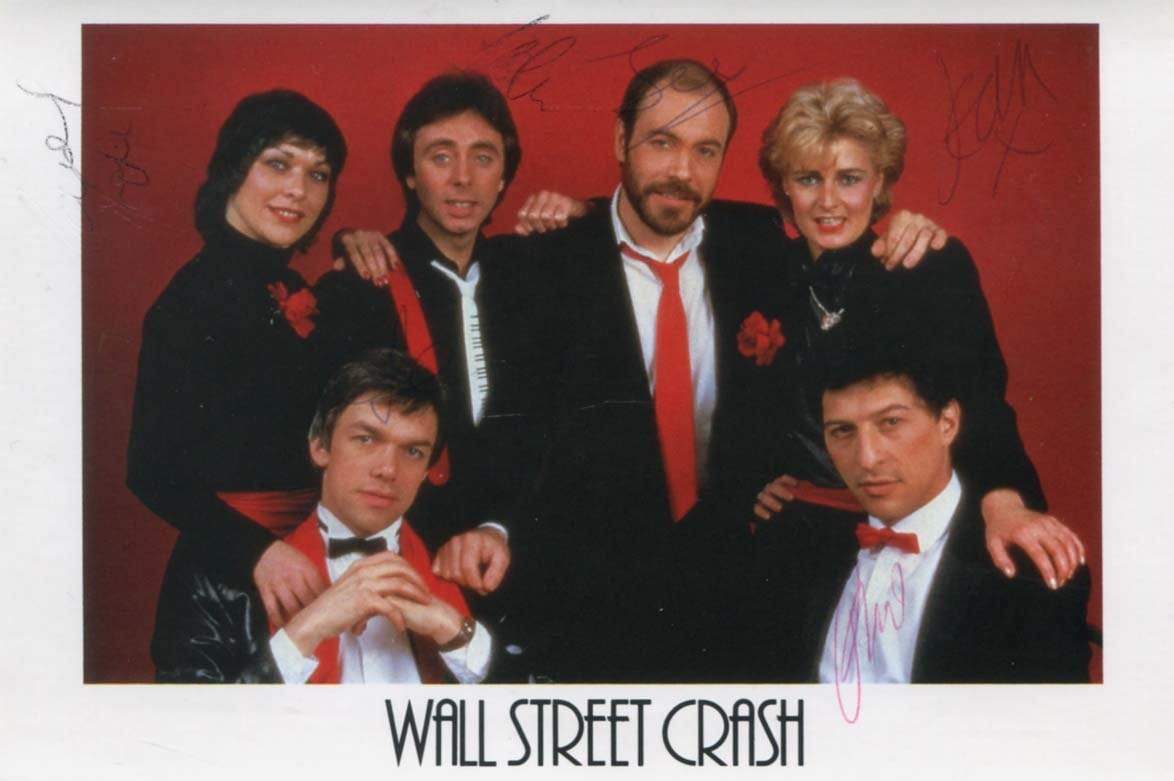 Wall Street Crash (vocal group) autograph