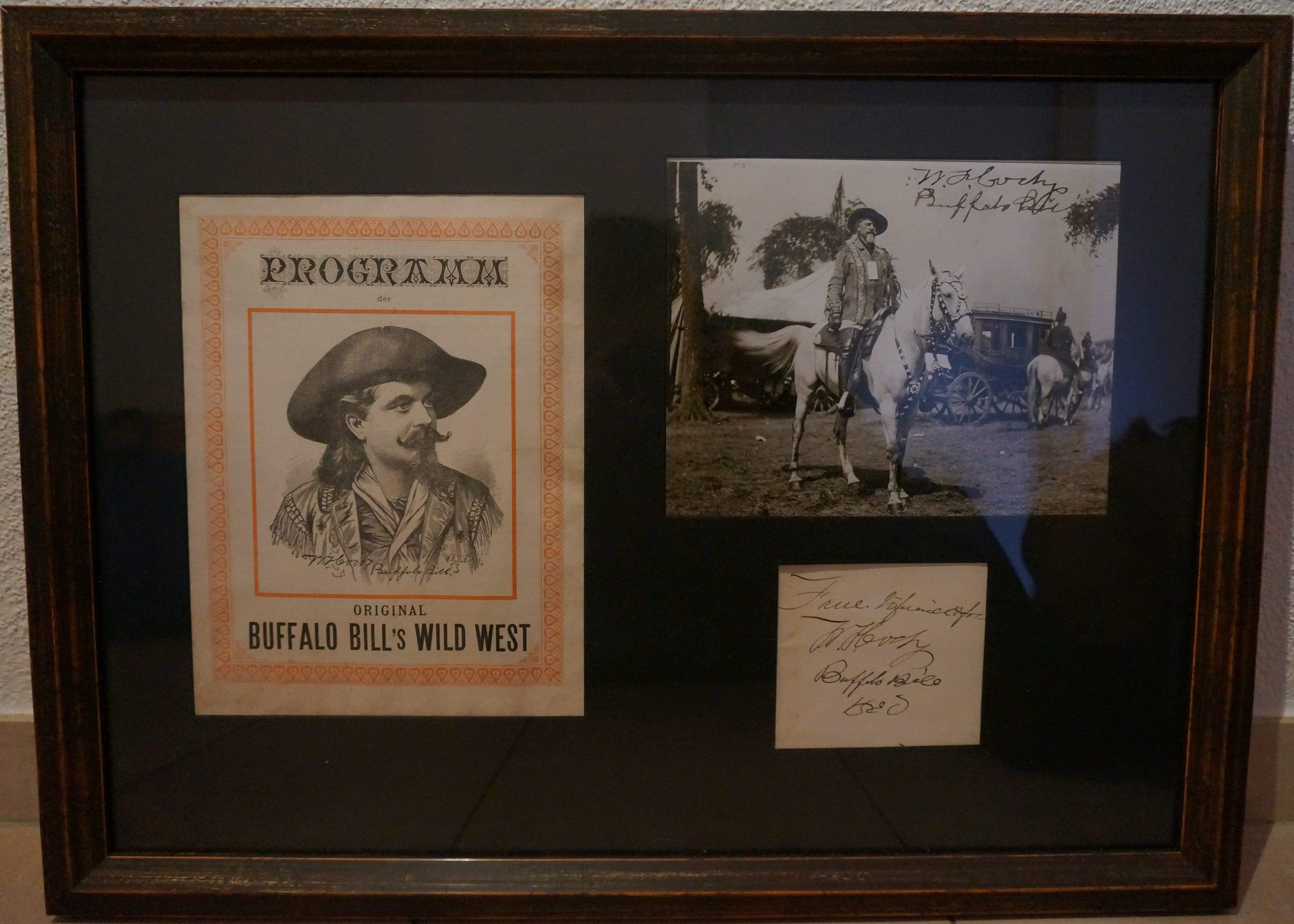 Cabinet Card of Buffalo Bill Cody with printed signature by William F Cody  - n.d. (circa 1890) - from Town's End Books (SKU: TB32067)