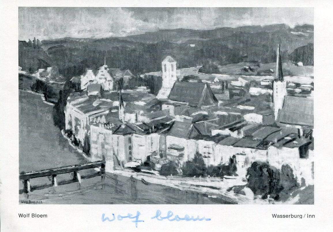 Bloem, Wolf autograph