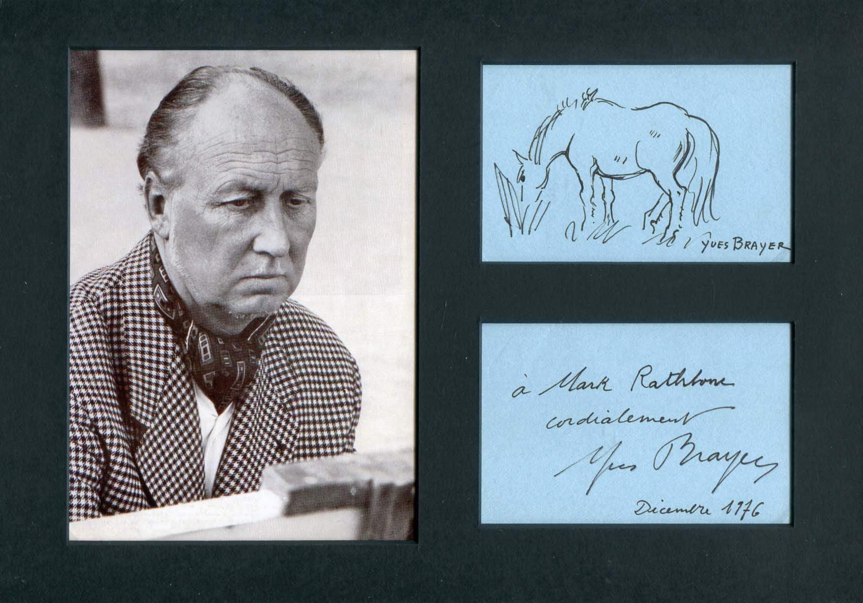 Brayer, Yves autograph