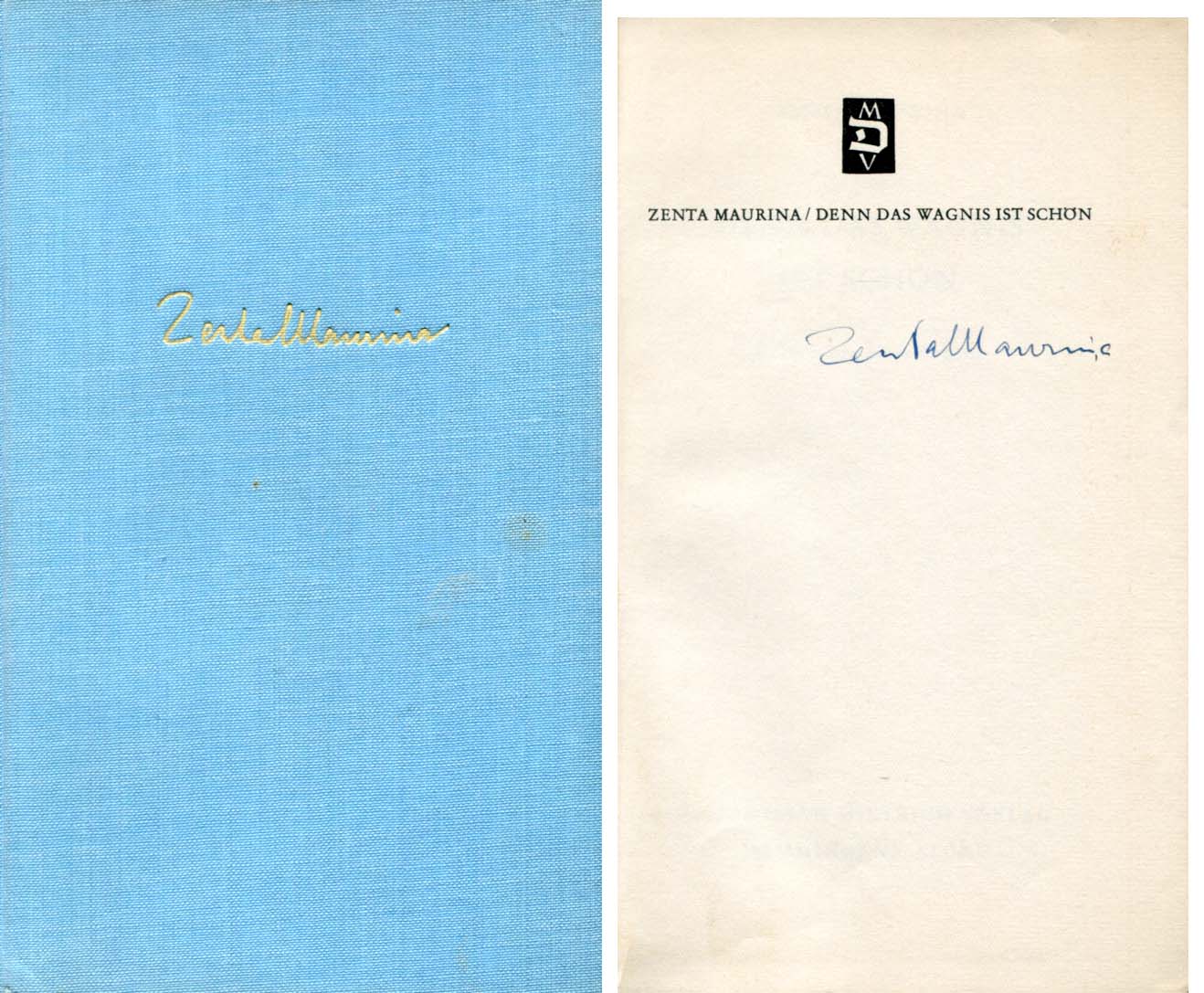 Zenta Maurina Autograph Autogramm | ID 6917843255445