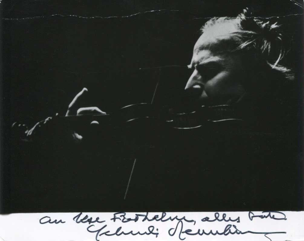 Yehudi Menuhin Autograph Autogramm | ID 8526254997653