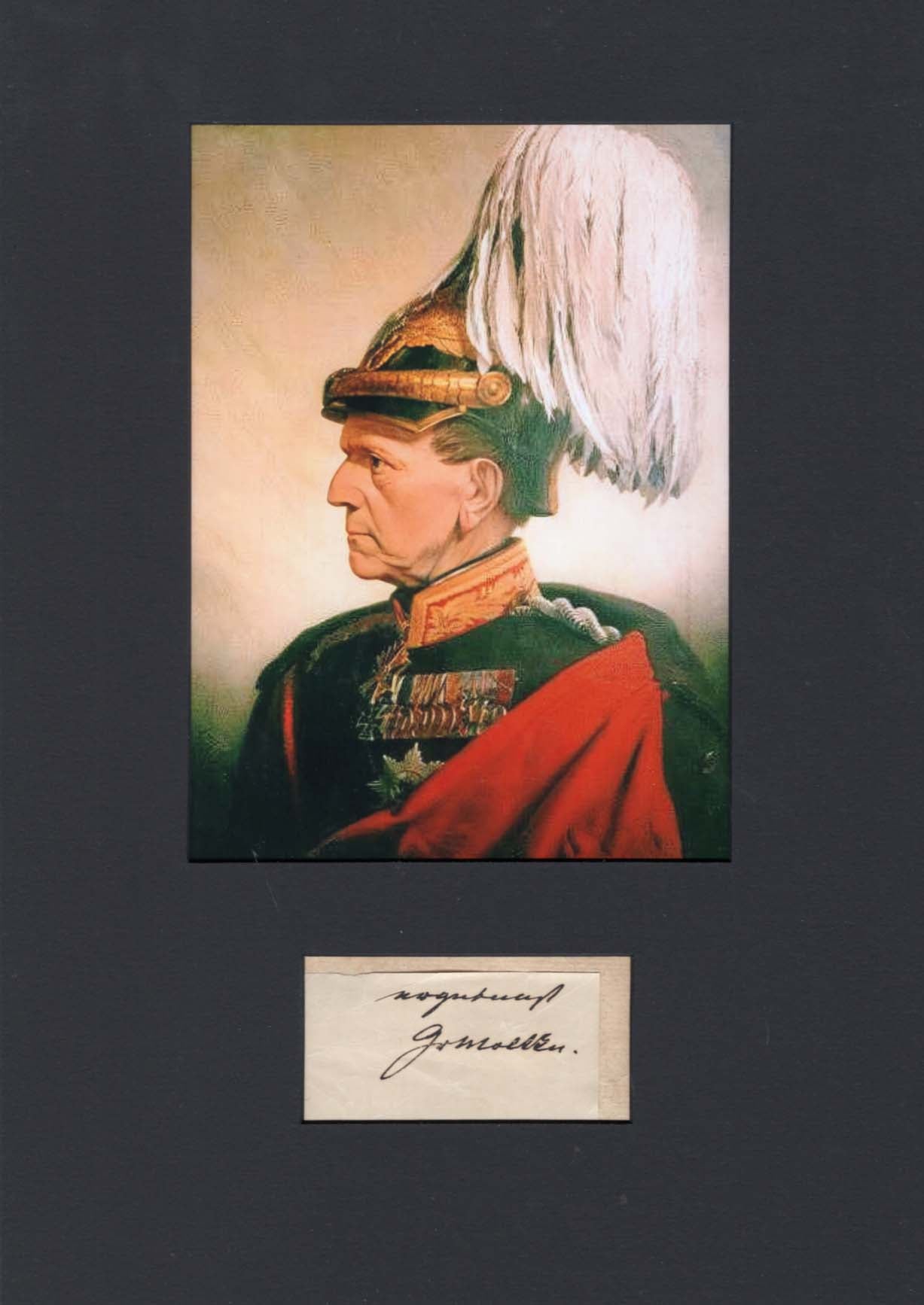 Helmuth Karl Bernhard von Moltke Autograph Autogramm | ID 8534105260181