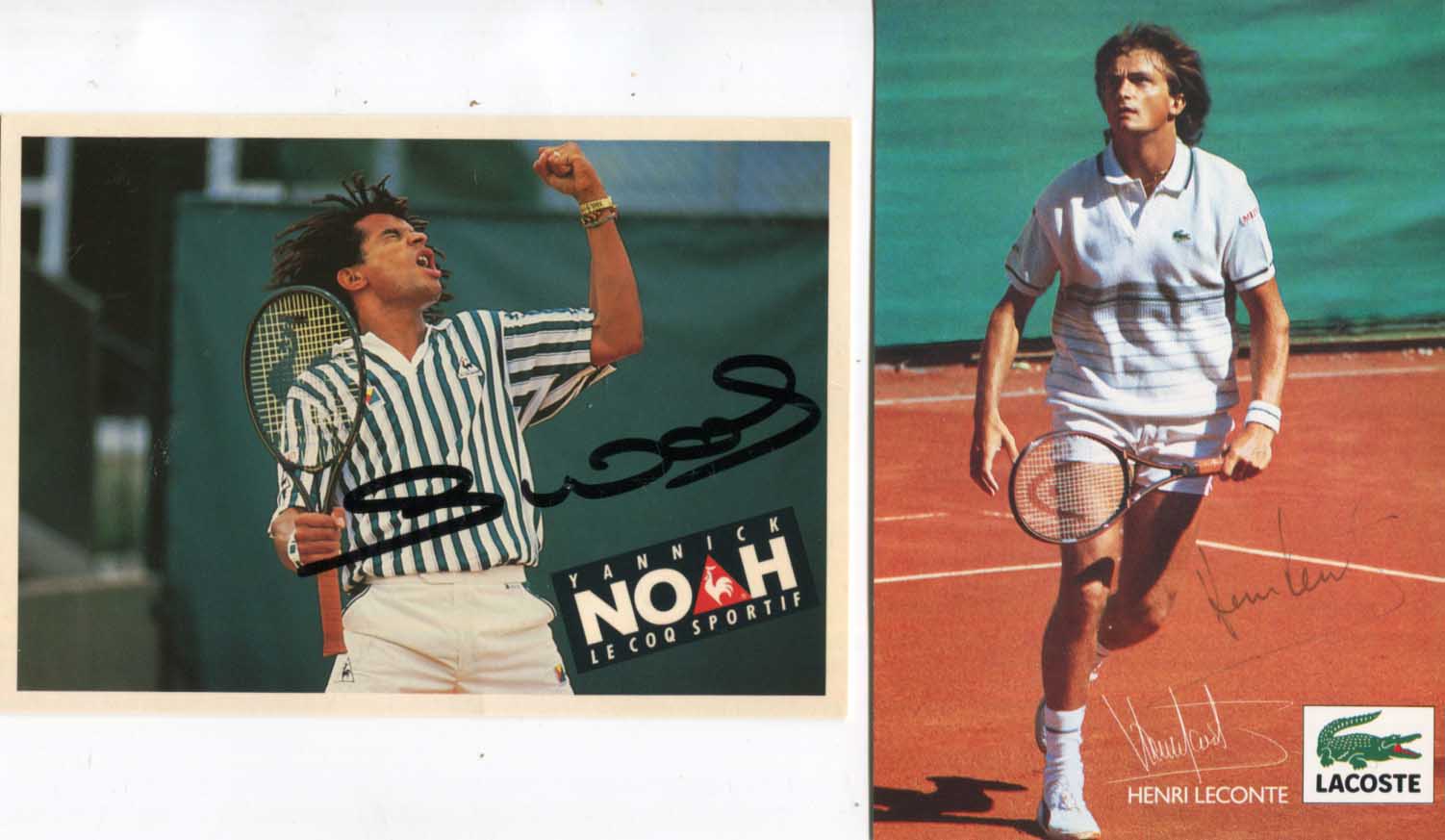 Henri &amp; Yannick Leconte &amp; Noah Autograph Autogramm | ID 14676962312573