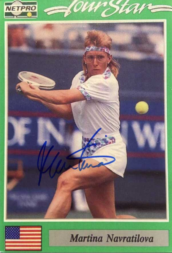 Martina  Navratilova Autograph Autogramm | ID 14676976828797