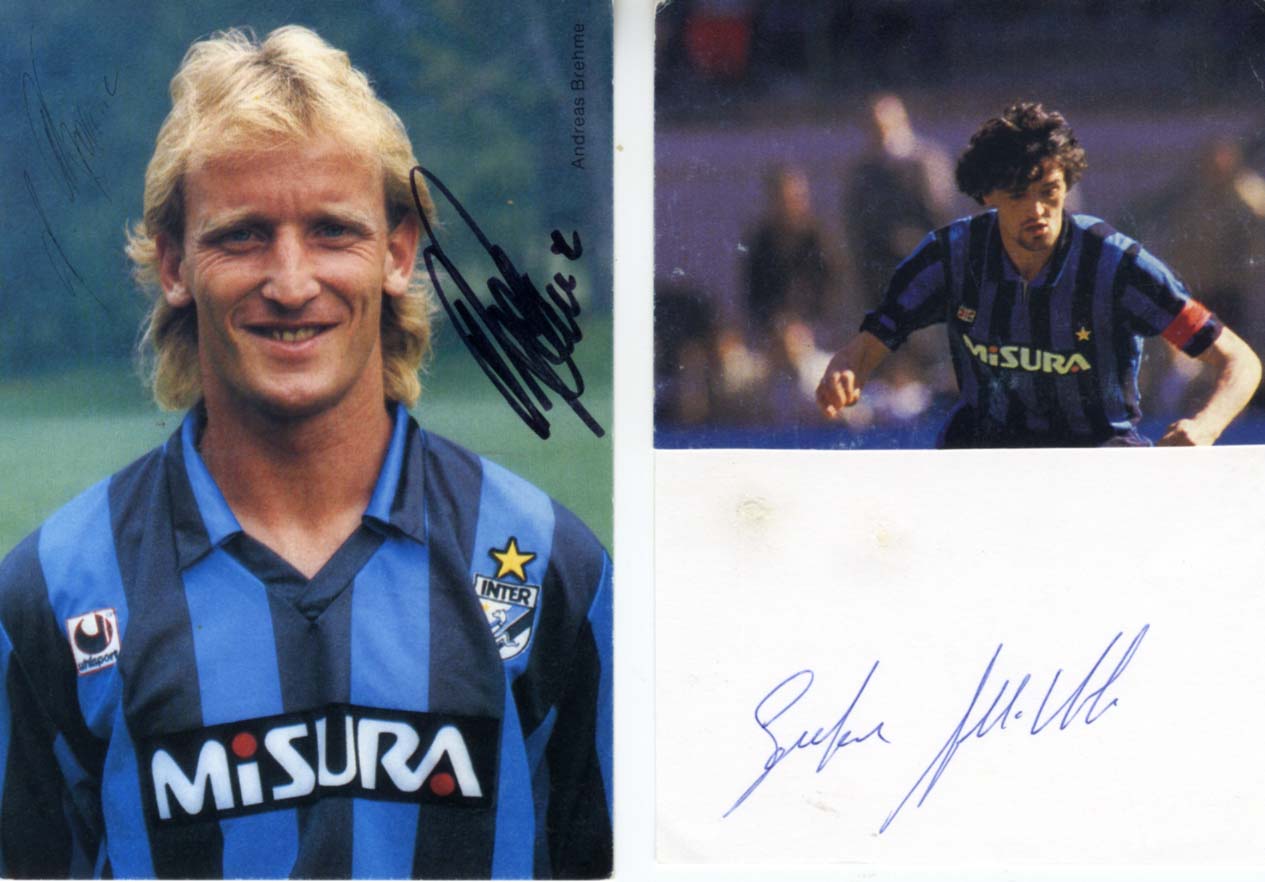 Andreas &amp; Alessandro &amp; others Brehme &amp; Altobelli &amp; others Autograph Autogramm | ID 14885879906685