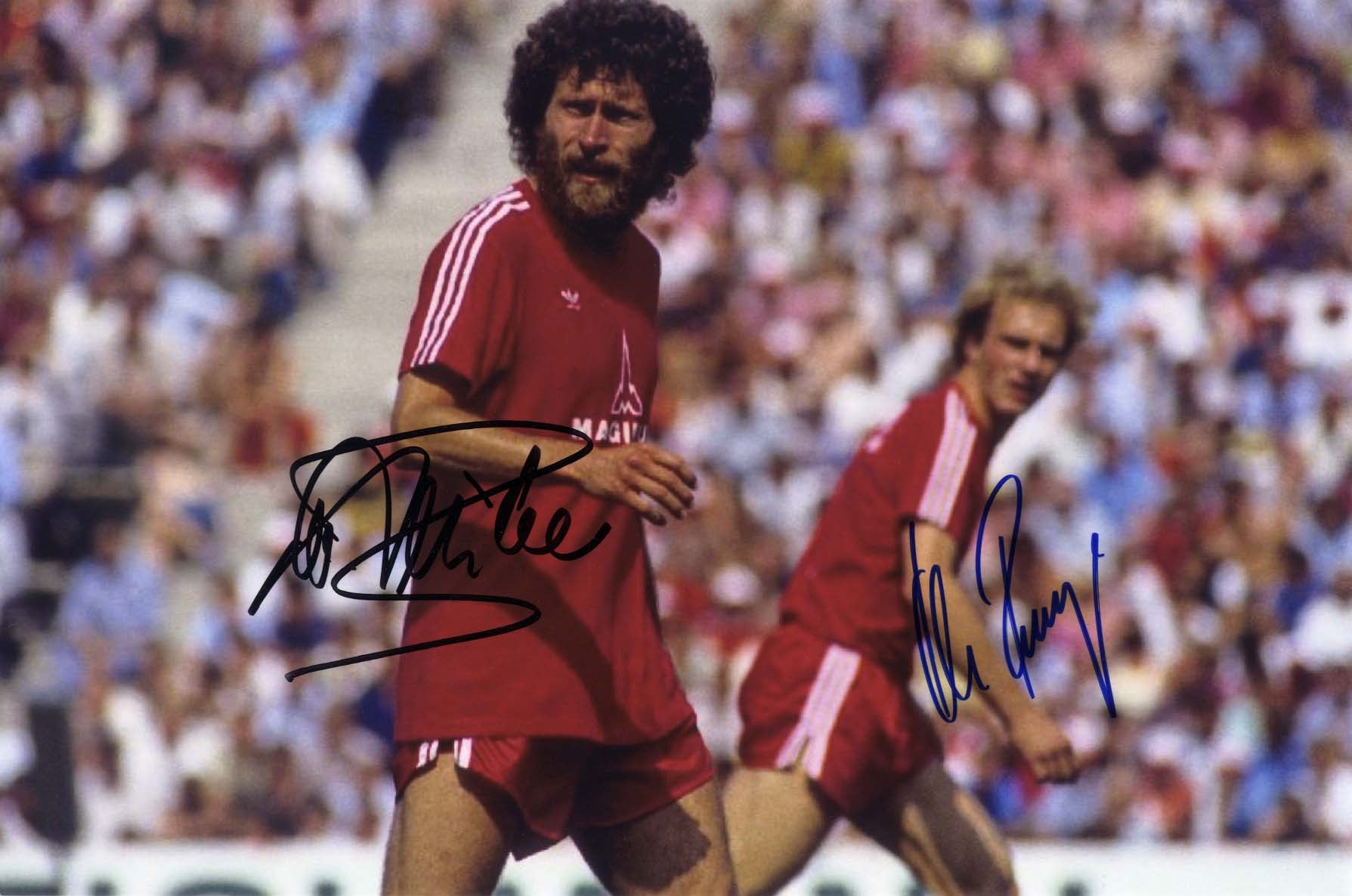 Paul Breitner & Karl-Heinz Rummenigge Autographs