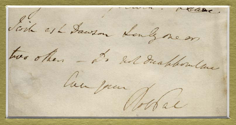 Robert Peel Autograph Autogramm | ID 15418372522365