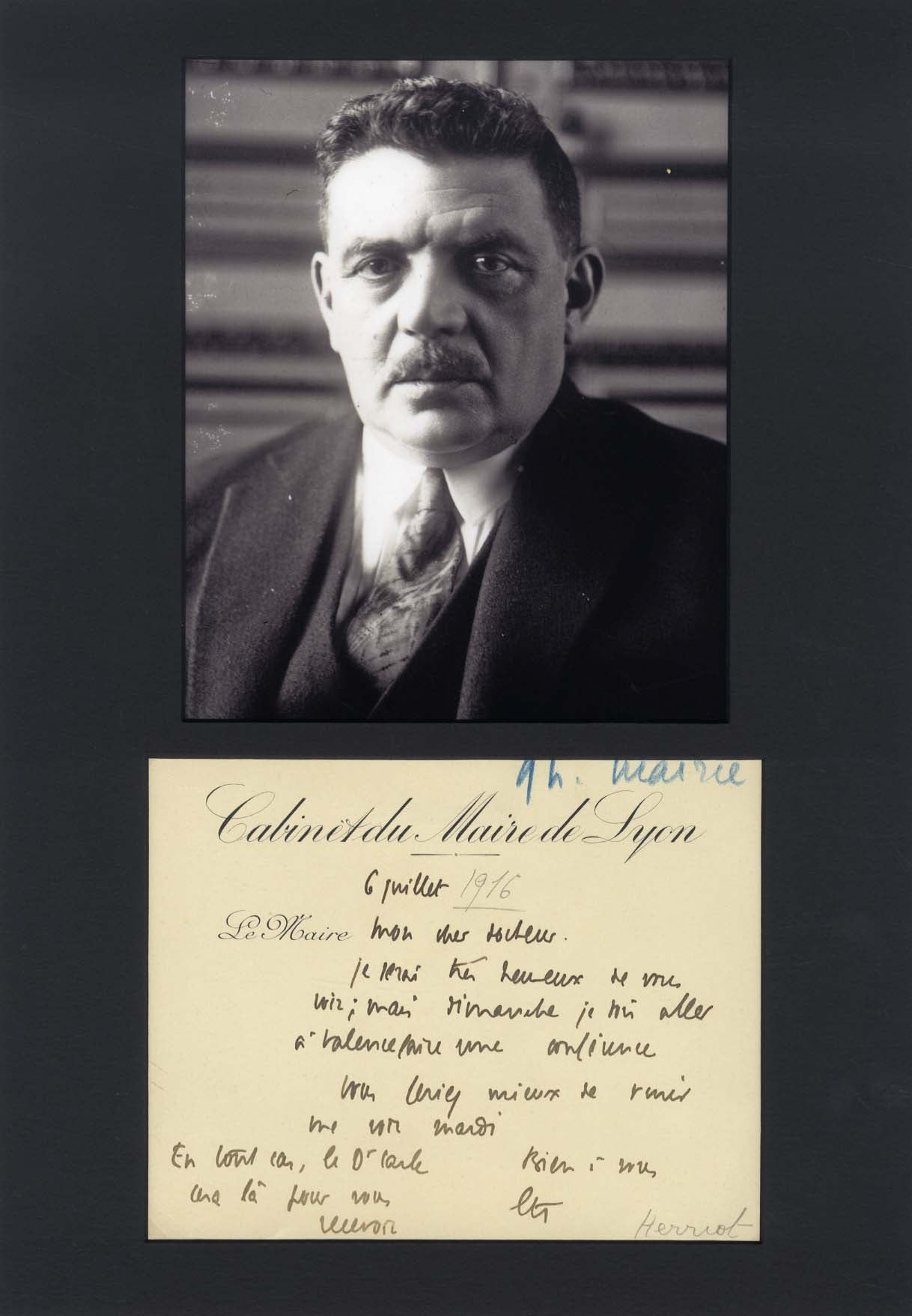 Édouard Herriot Autograph Autogramm | ID 15419210760573