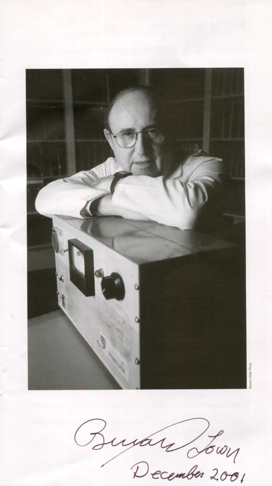 Barnhard Lown Autograph Autogramm | ID 15420735422845