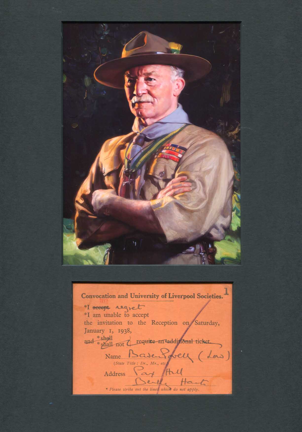 Robert Baden-Powell Autograph