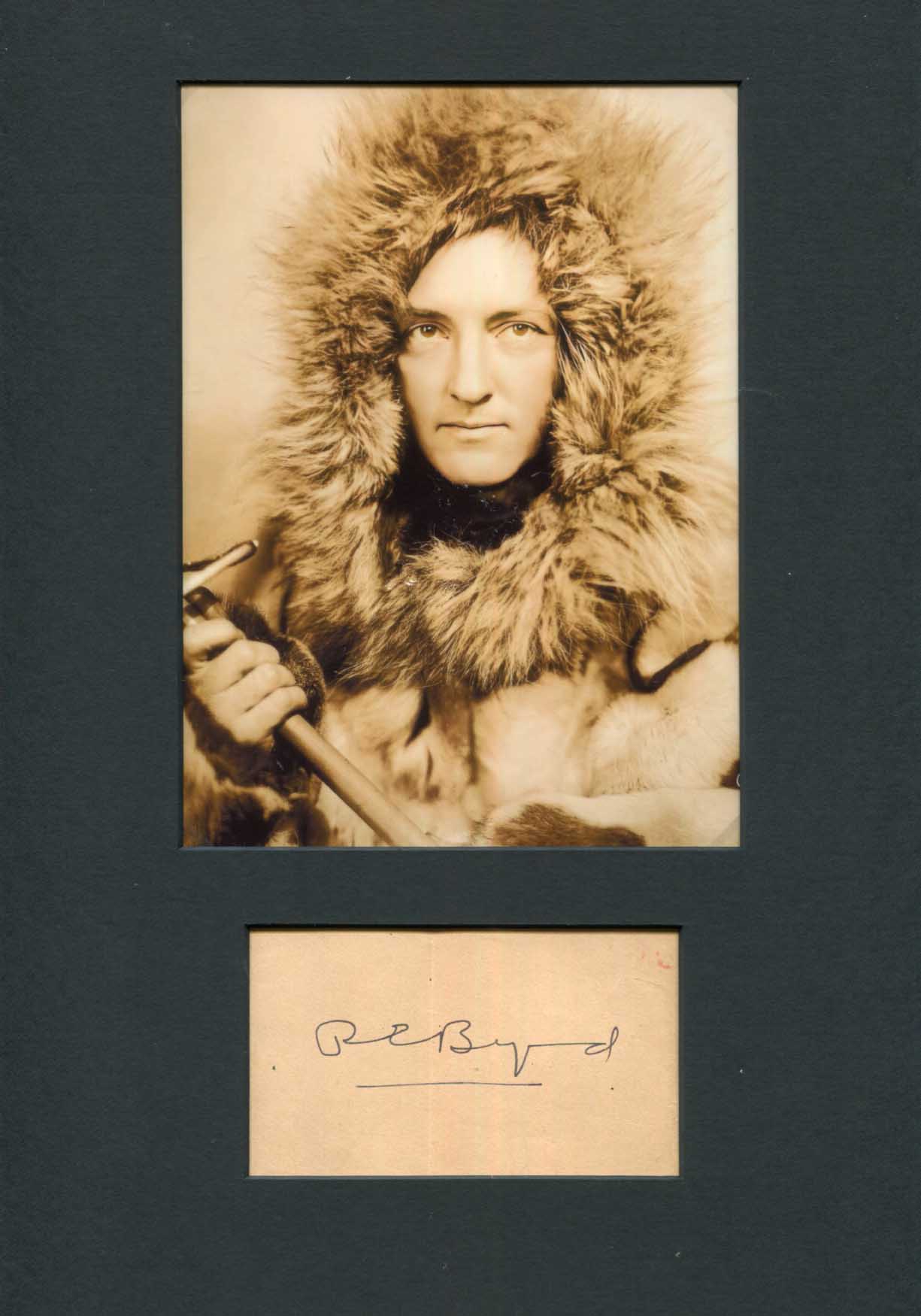 Richard E. Byrd Autograph
