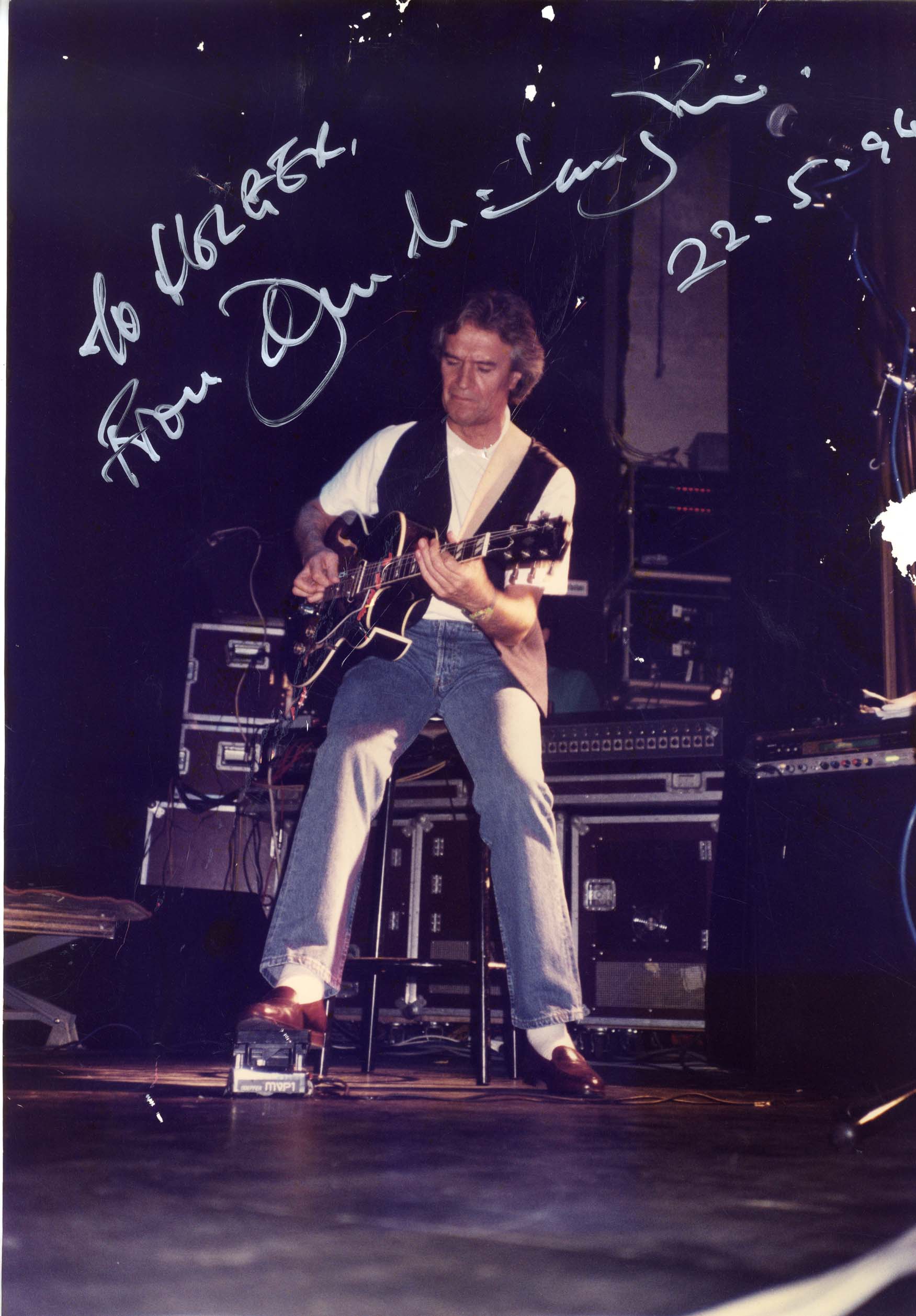 John Mayall & John McLaughlin Autographs