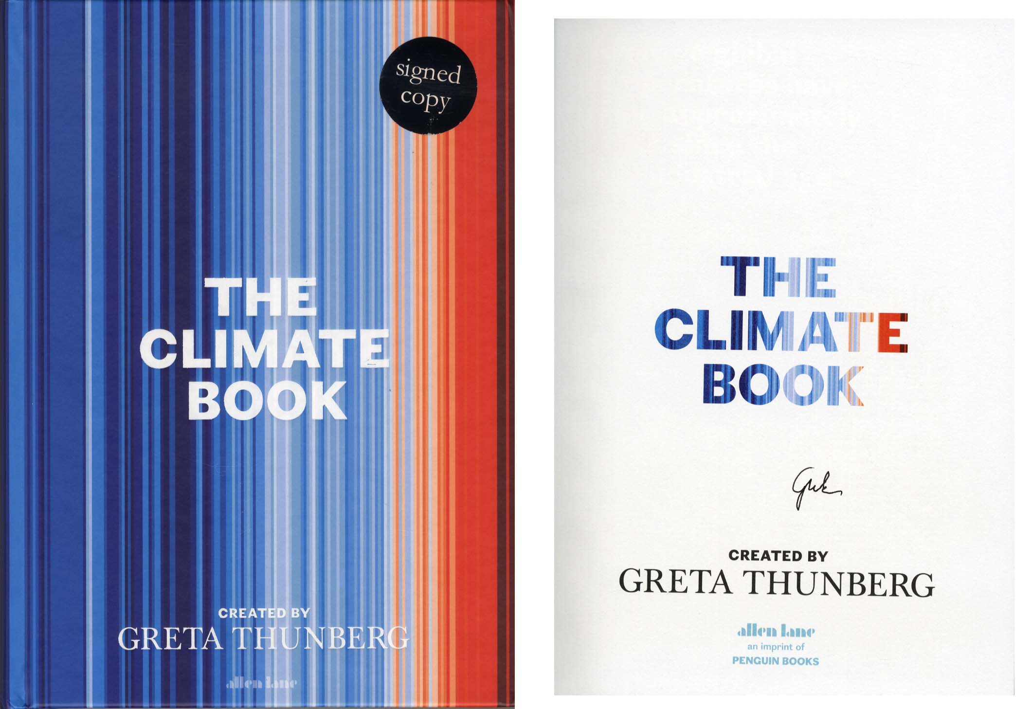 Greta Thunberg Autograph