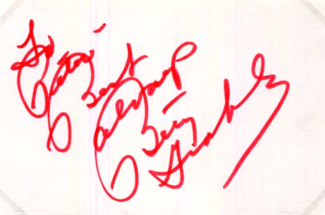 Betty Grable Autograph Autogramm | ID 15540306018685
