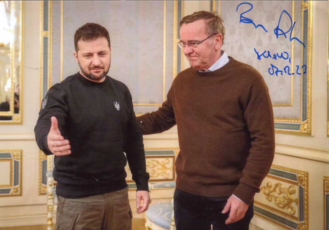 Boris Pistorius Autograph Autogramm | ID 15554359165309