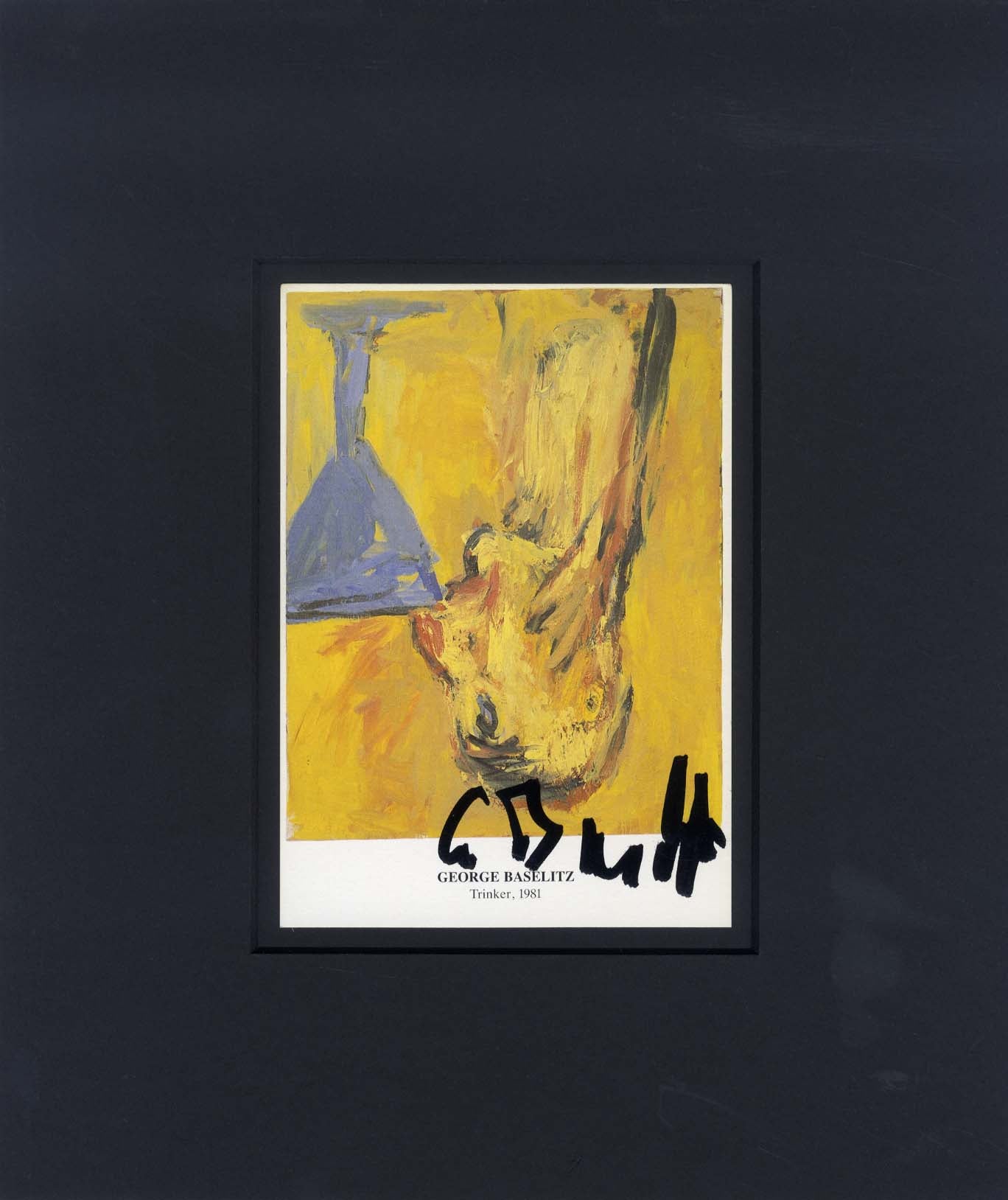 Georg Baselitz Autogramm