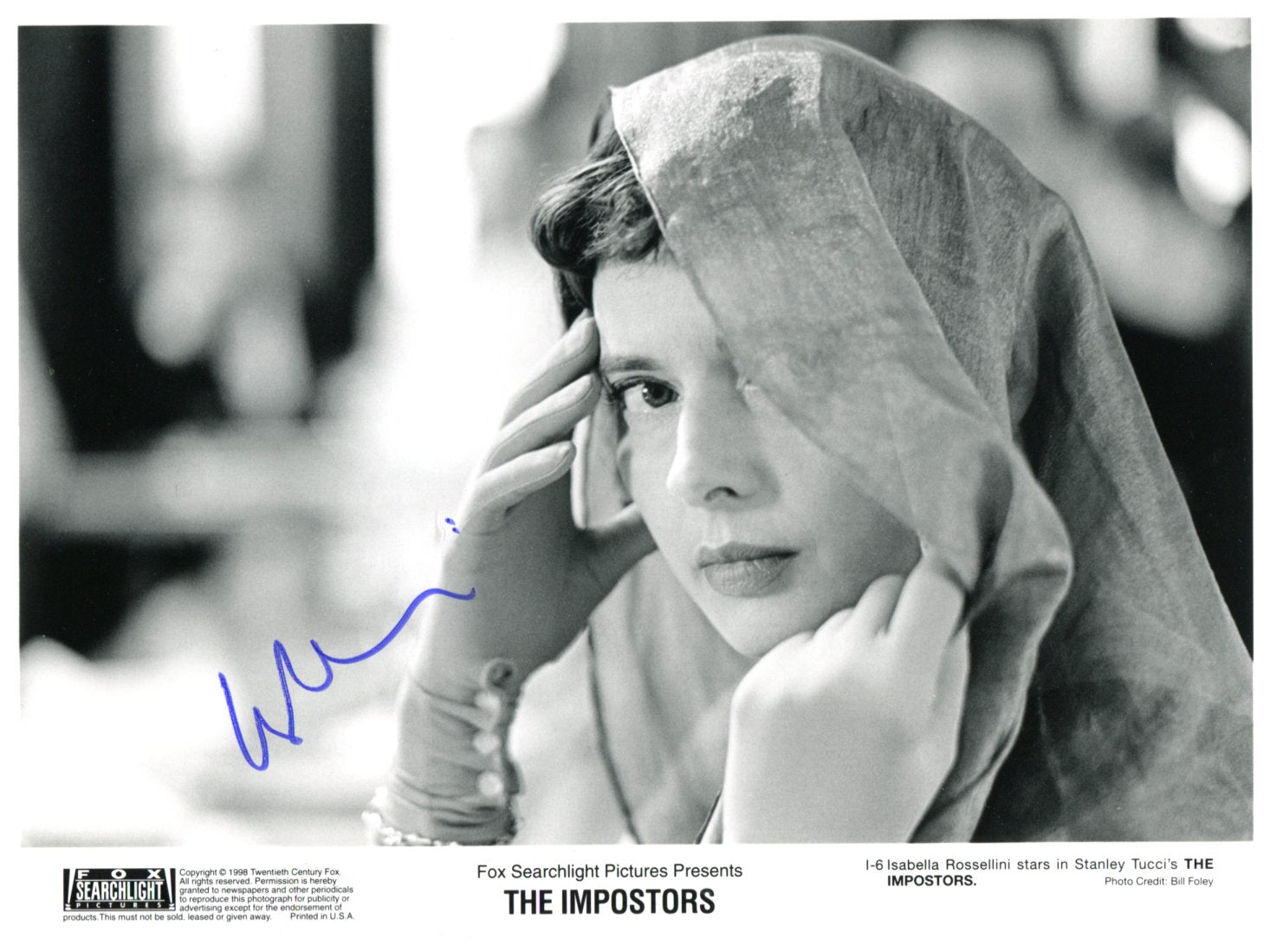 Isabella Rossellini Autograph Autogramm | ID 15578668040573