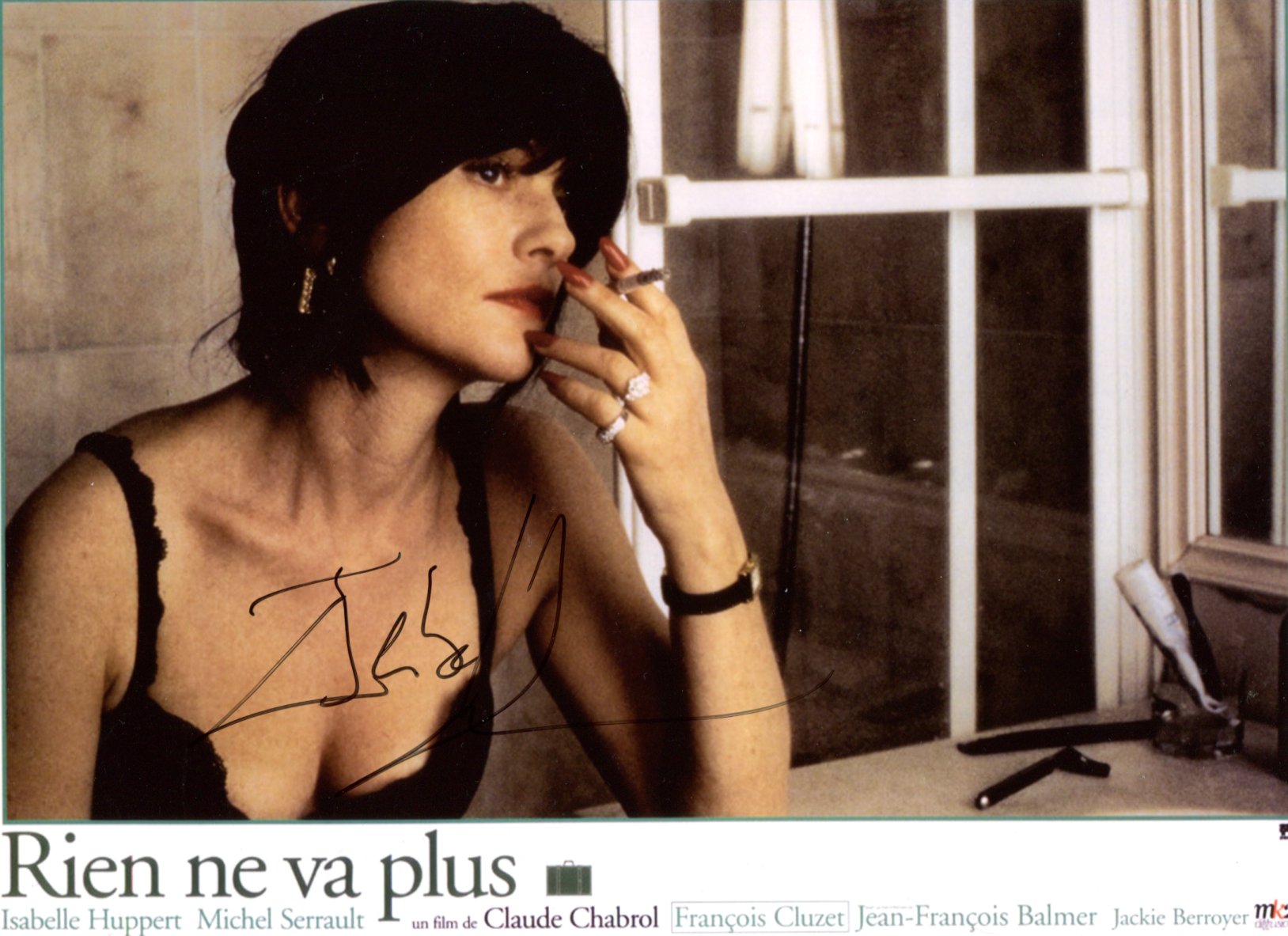 Isabelle Huppert Autograph