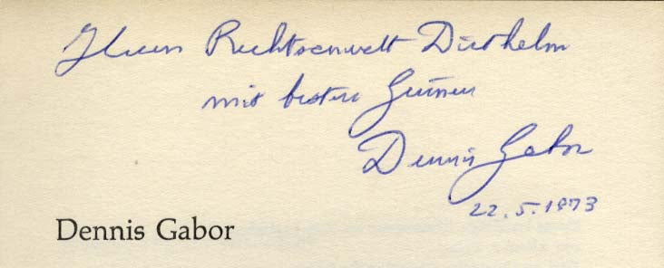 Dennis Gabor Autogramm