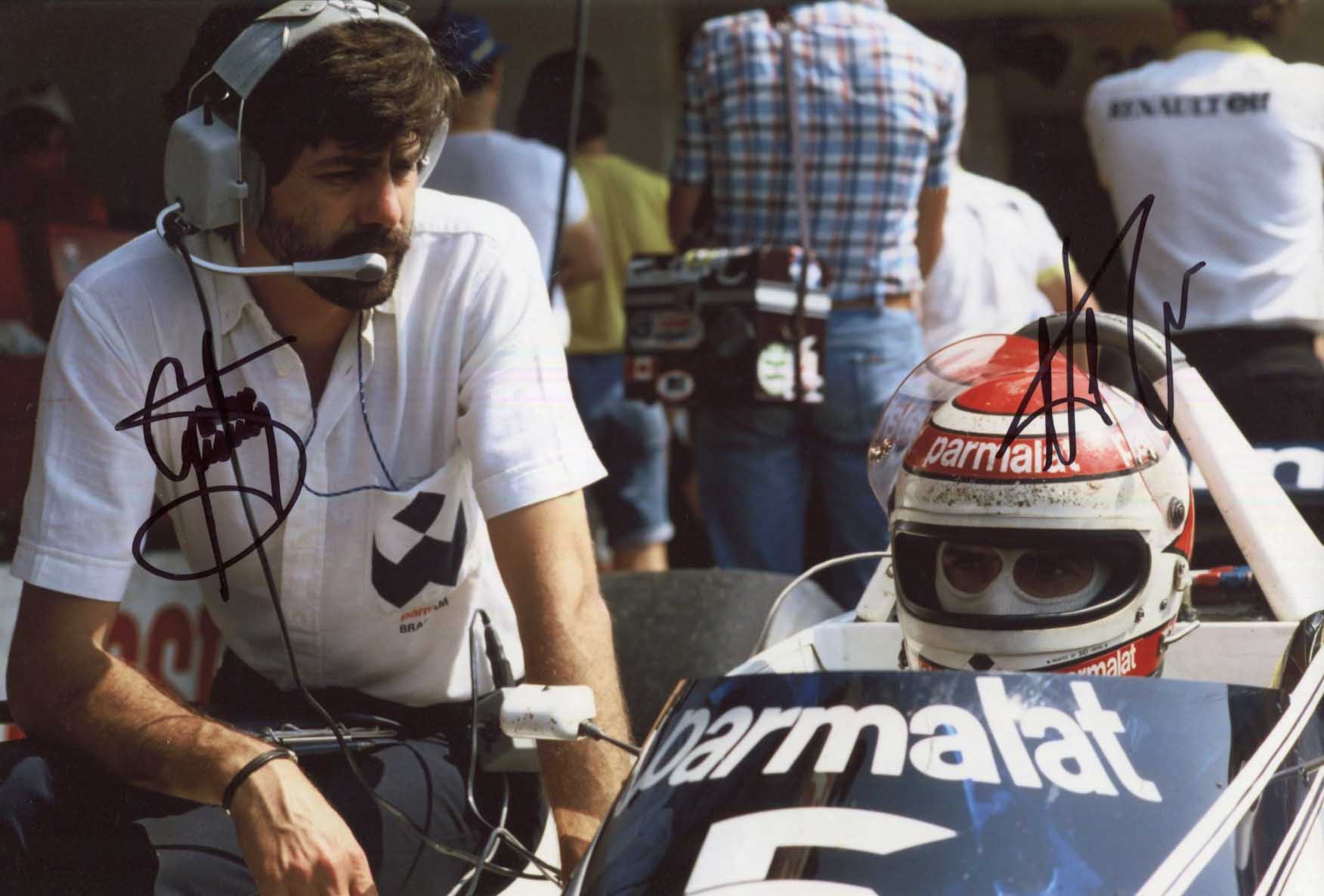 Nelson &amp; Gordon Piquet &amp; Murray Autograph Autogramm | ID 15589231067517