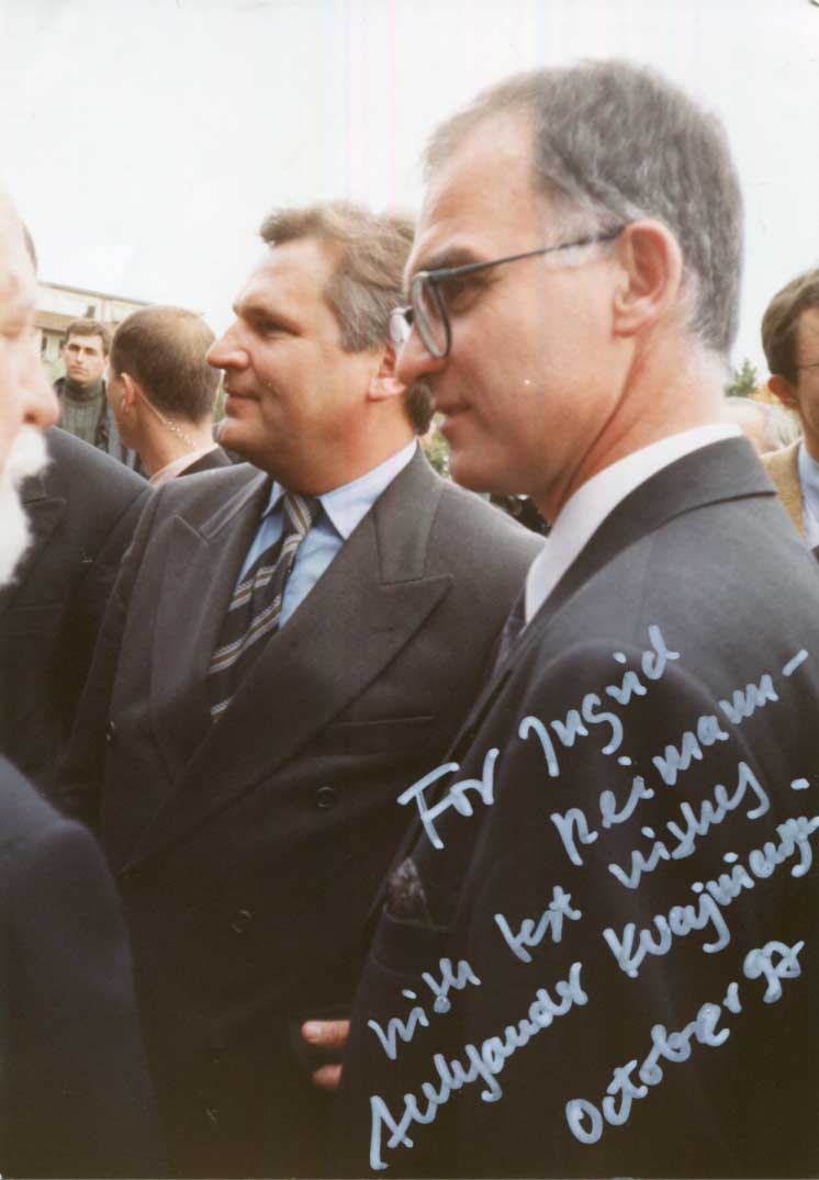 Alexander Kwasniewski & Jörg Haider Autographs
