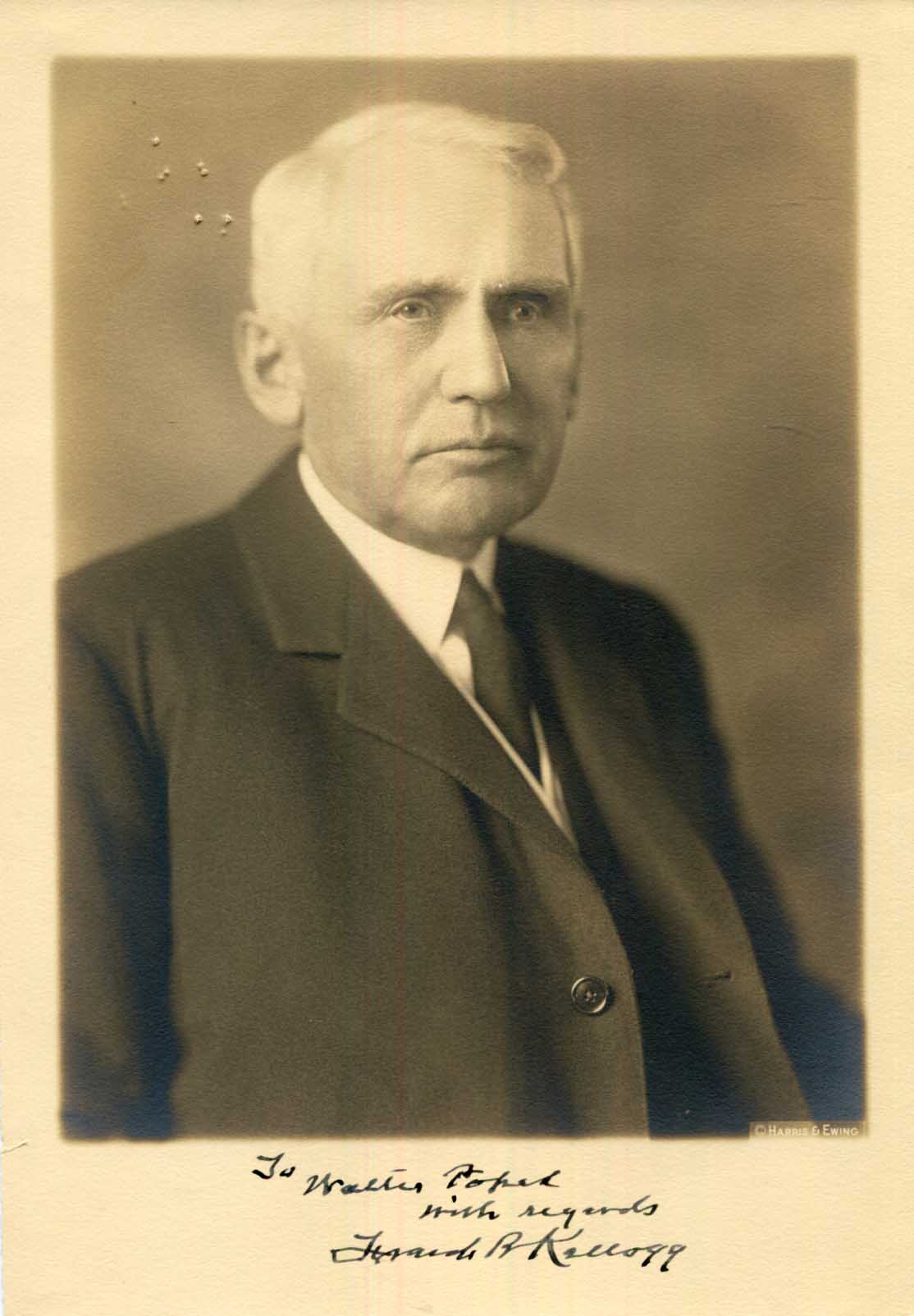 Frank B. Kellogg Autograph