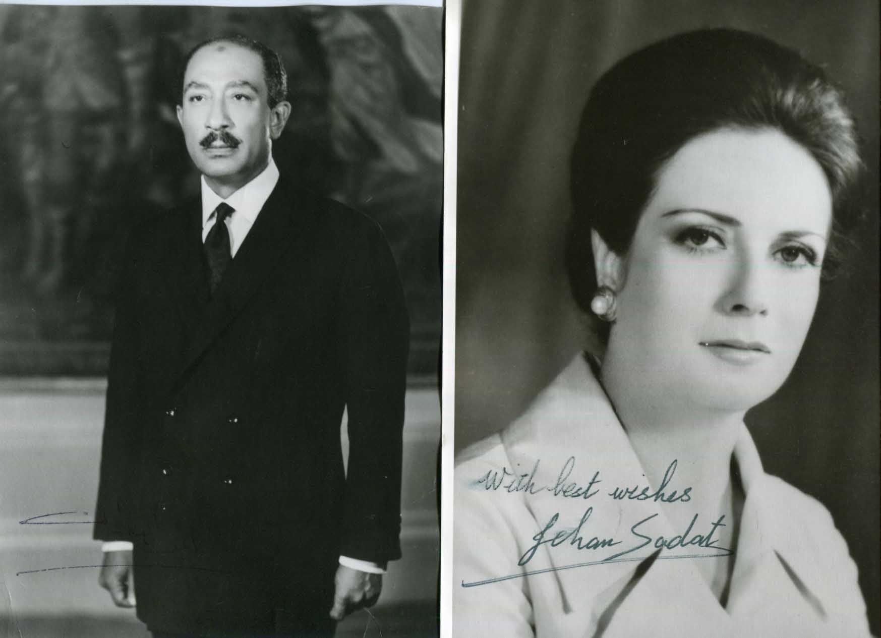 Jehan & Anwar as Sadat Autographs