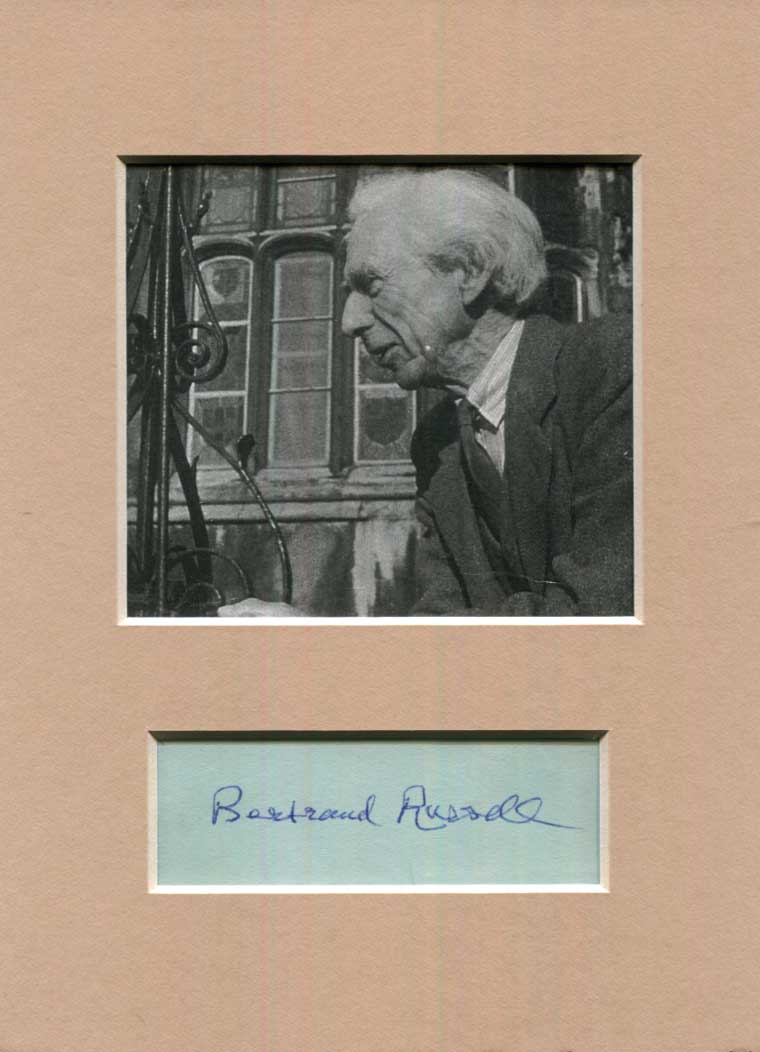 Bertrand Russell Autograph Autogramm | ID 15604968653181