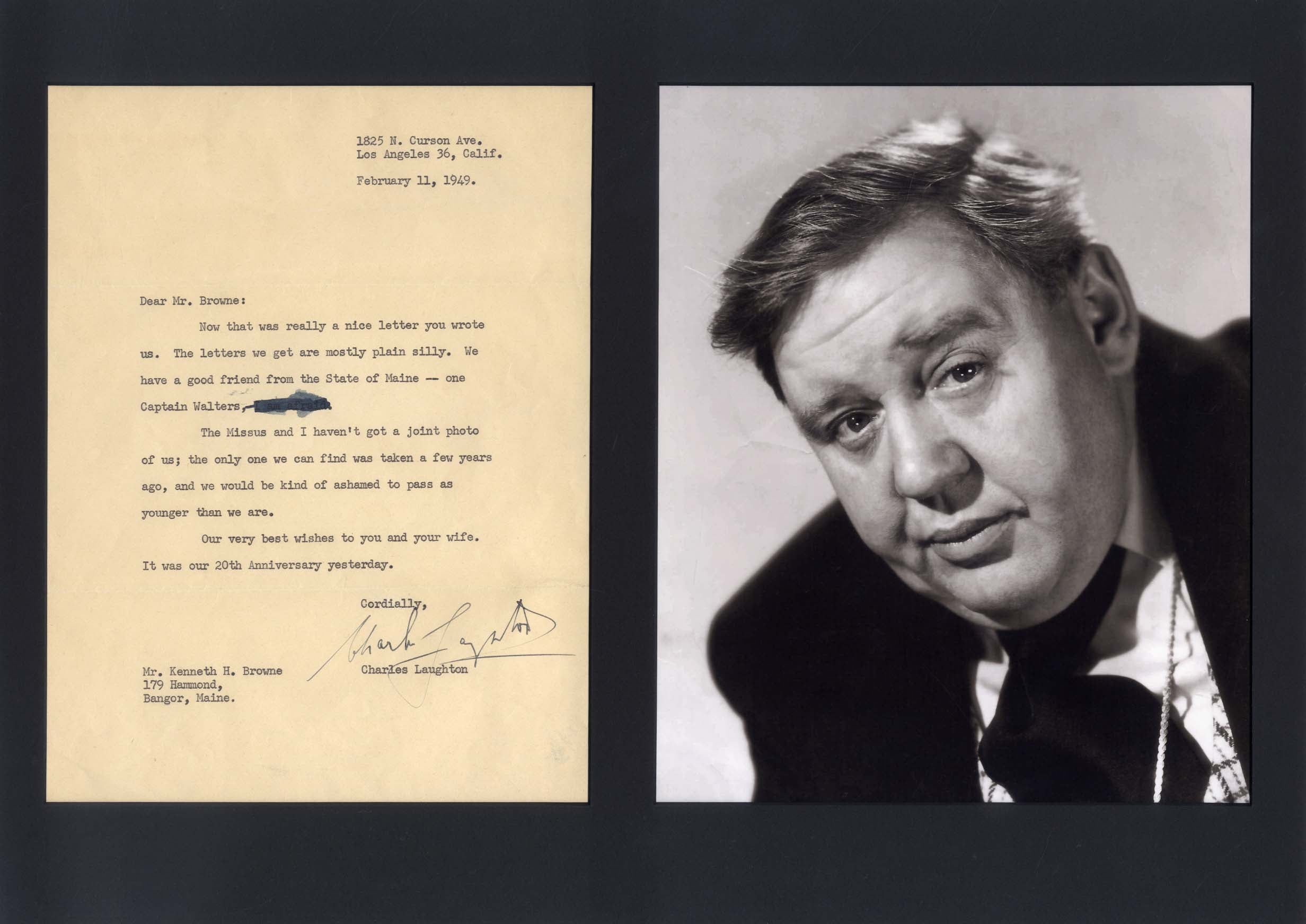 Charles Laughton Autograph Autogramm | ID 15606856155517