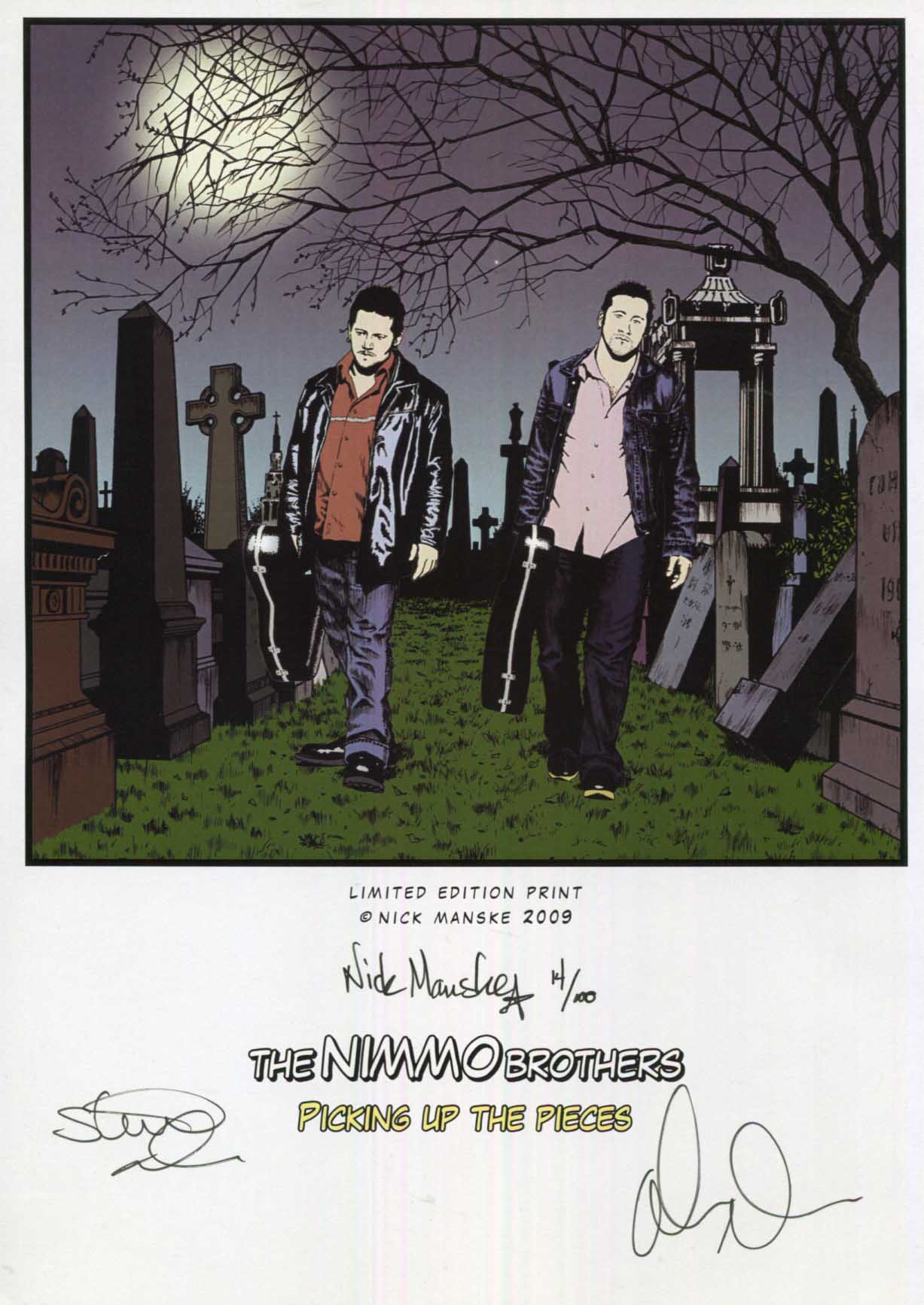 Stevie &amp; Alan Nimmo Autograph Autogramm | ID 15619097067901