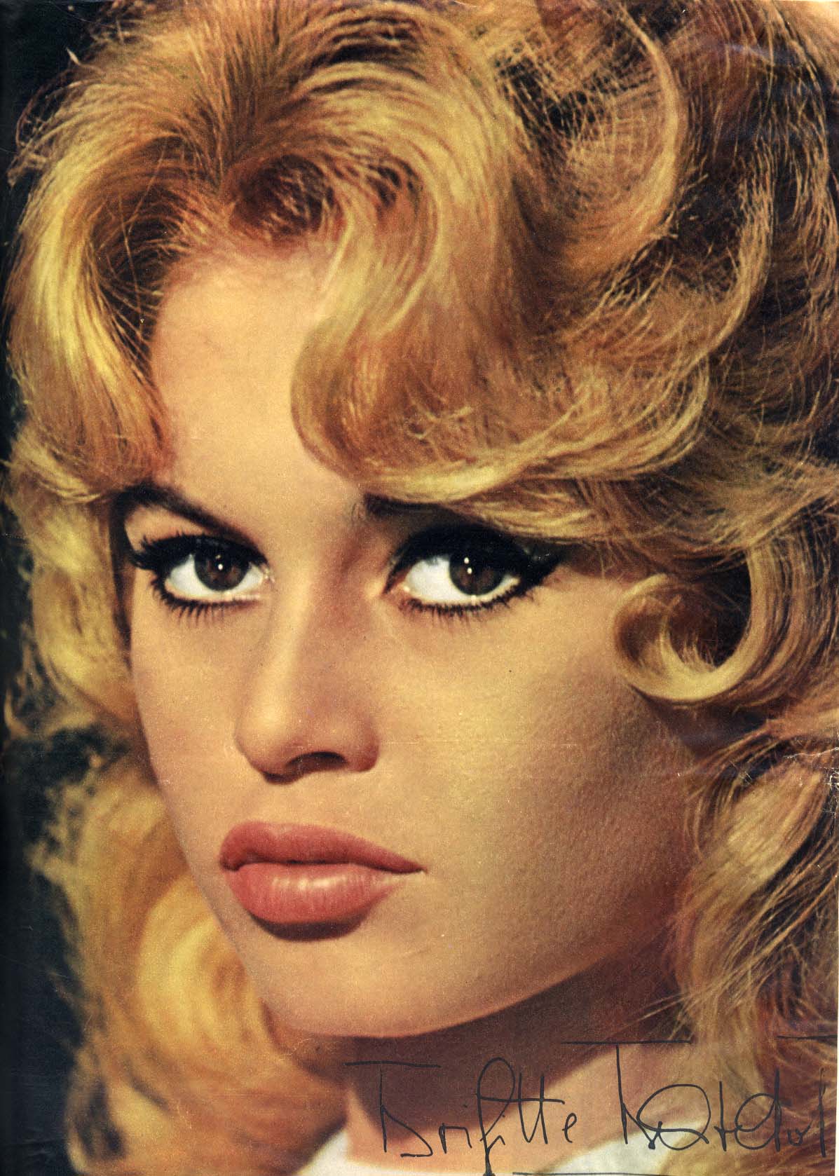 Brigitte Bardot & Gina Lollobrigida Autographs