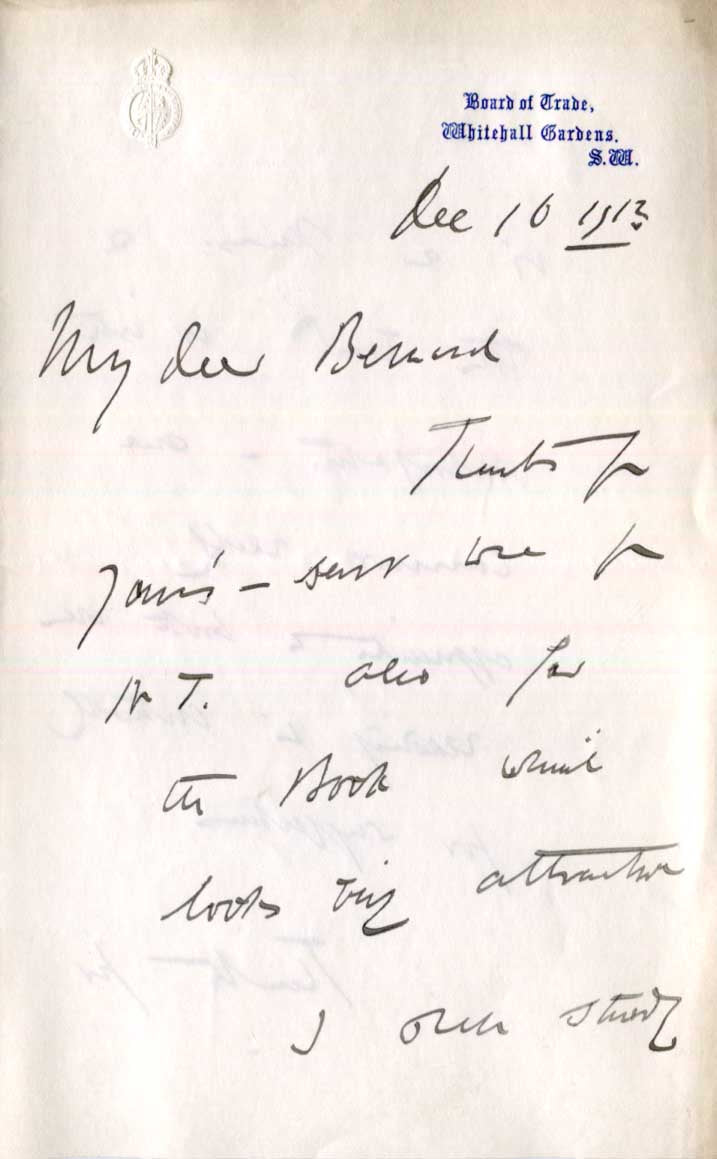 Arthur James Balfour & H. H. Asquith & others Autographs