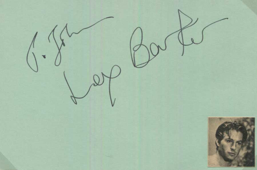 Lex Barker Autograph Autogramm | ID 15640953815421