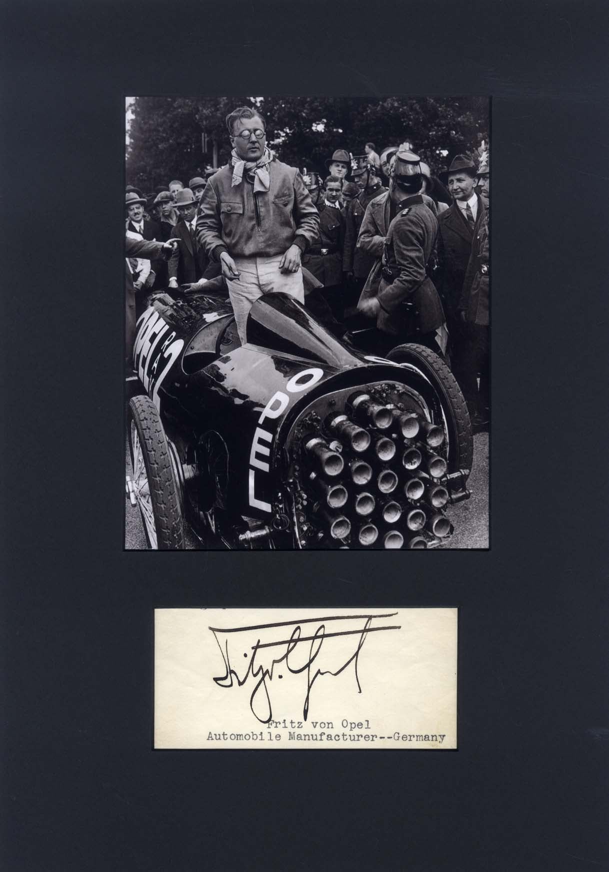 Fritz von Opel Autograph Autogramm | ID 15646866997629