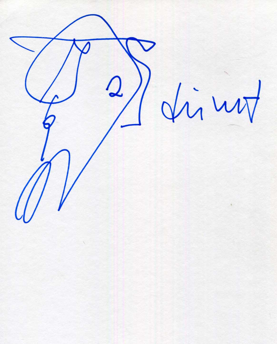 Markus Lüpertz Autograph Autogramm | ID 15652443455869