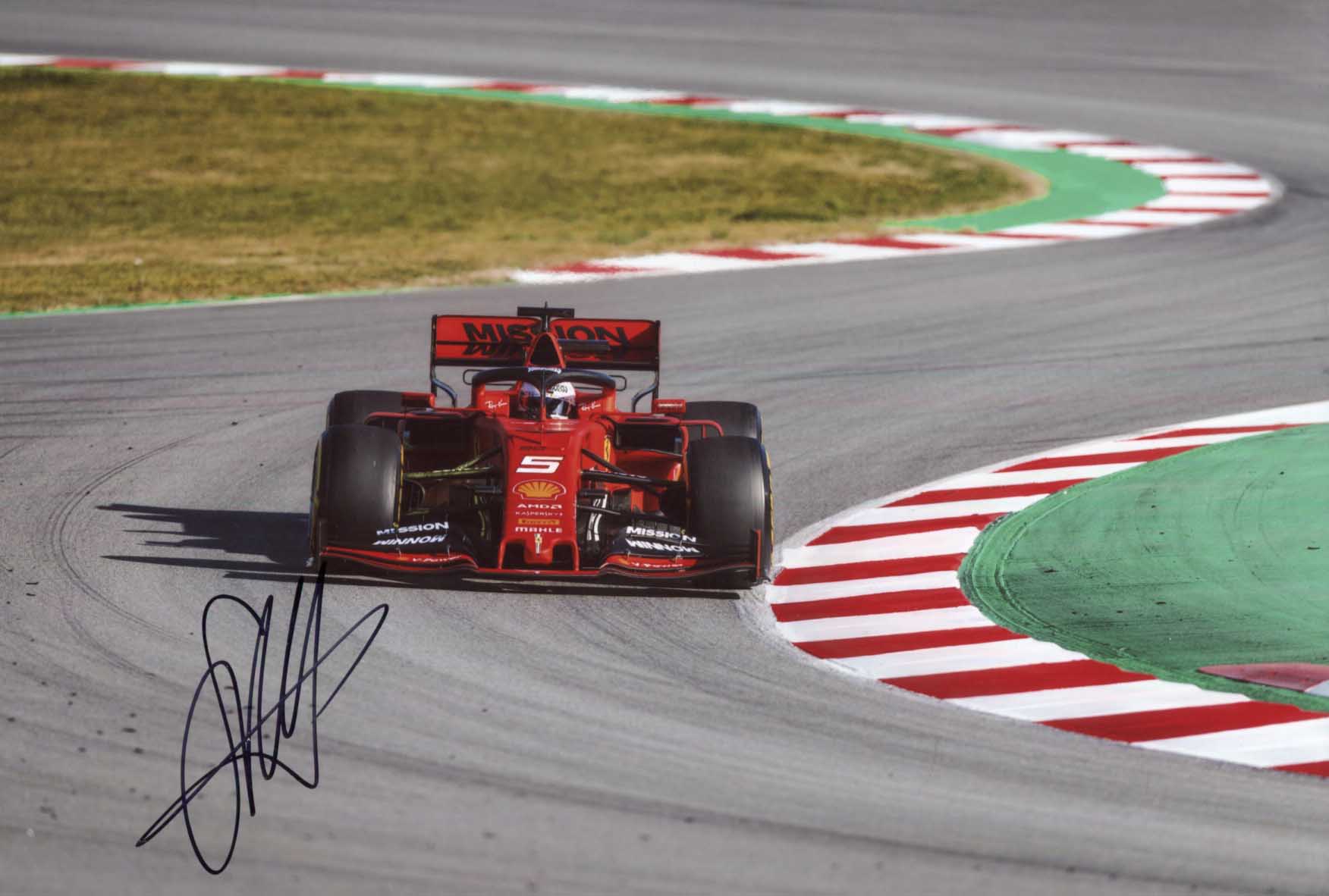 Sebastian Vettel Autograph Autogramm | ID 15653038653821