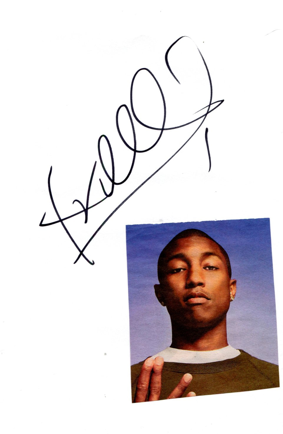 Pharrell Williams Autograph Autogramm | ID 15657485631869