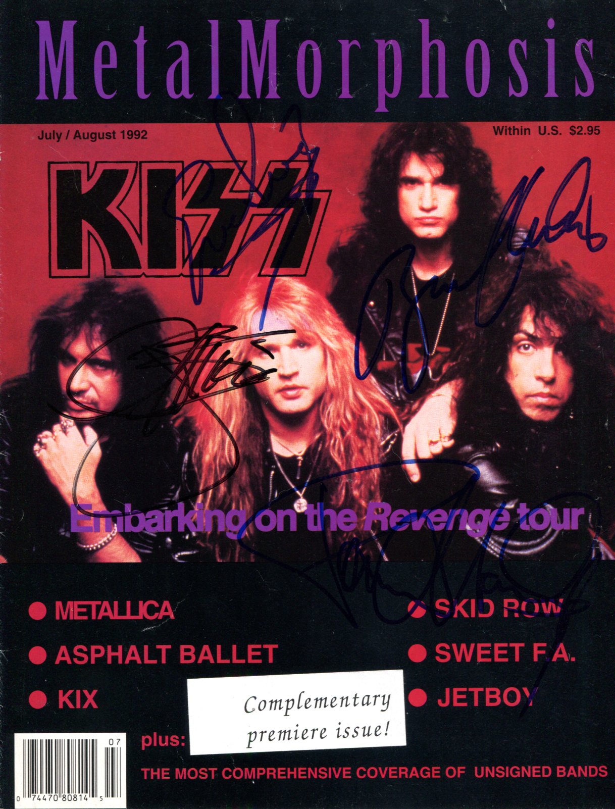 KISS (band) Autographs