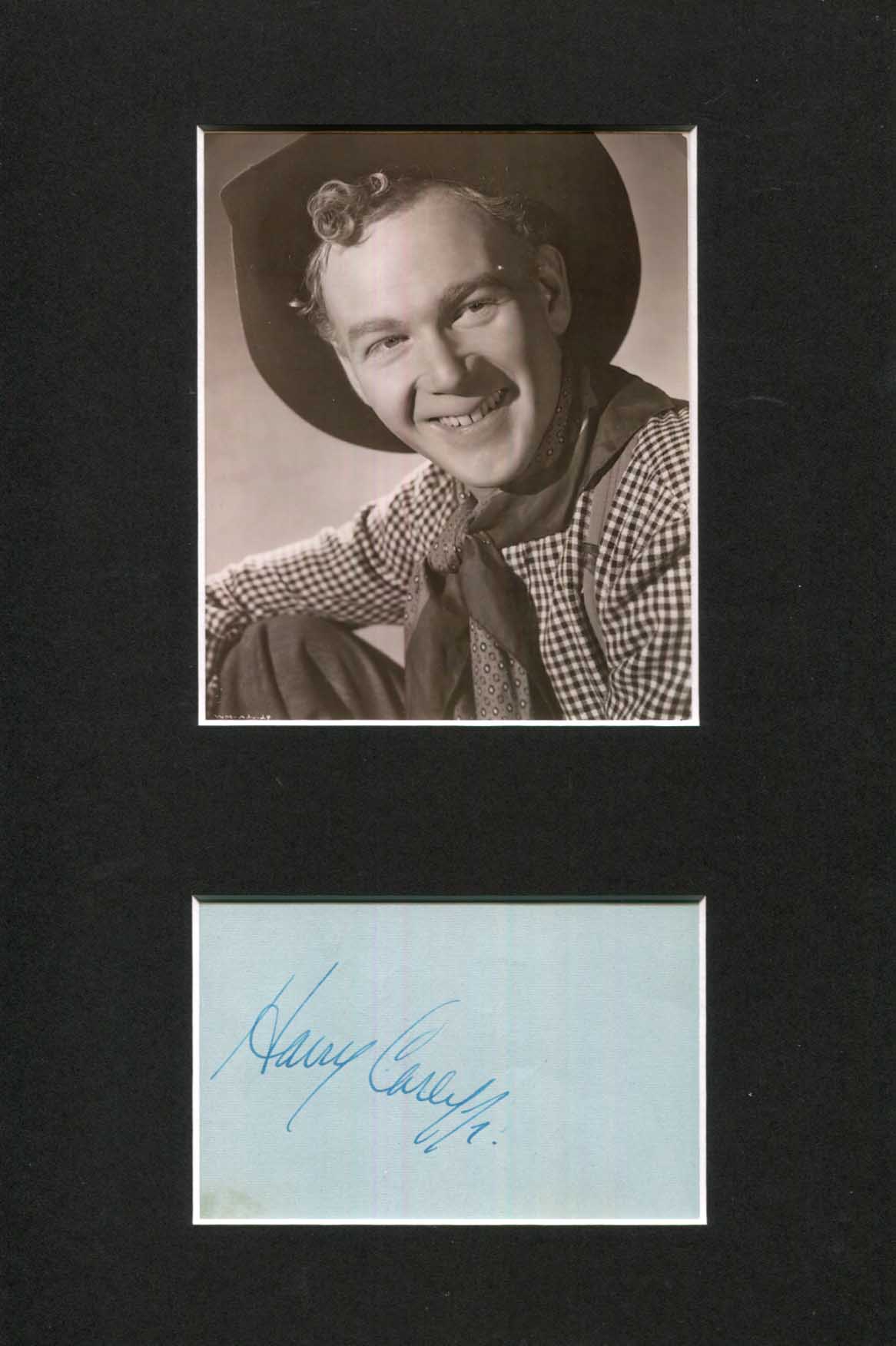 Harry Carey Autograph Autogramm | ID 15660914278781