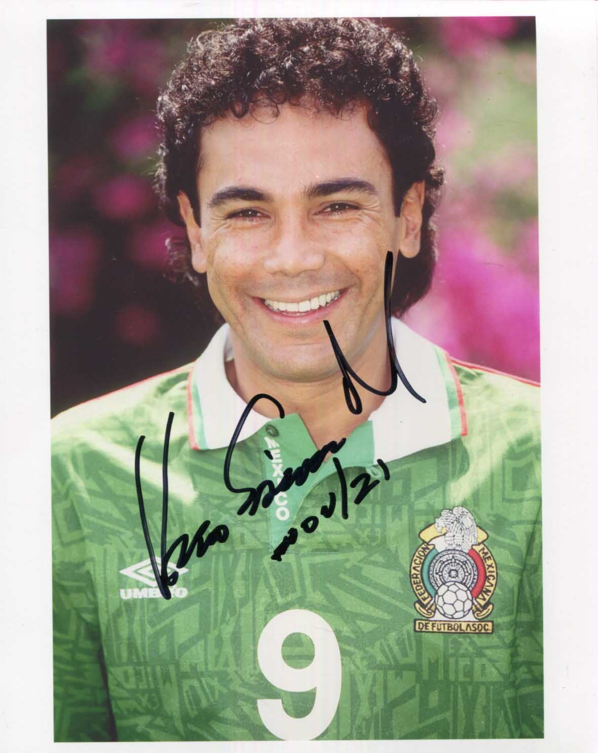 Hugo Sanchez Autograph Autogramm | ID 15665326719357